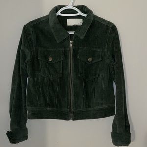 Corduroy jacket- olive green